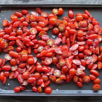 Брускетта с вялеными томатами — recipe steps, step 2