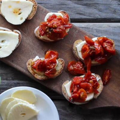 Брускетта с вялеными томатами — recipe steps, step 4