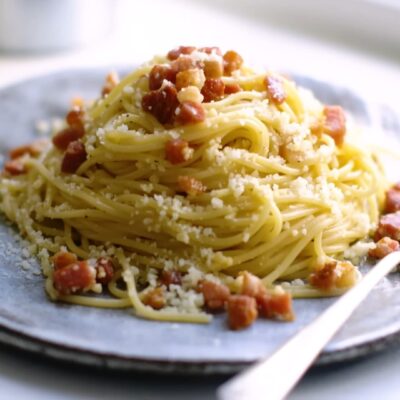 Паста Карбонара — пошаговый рецепт, основное фото