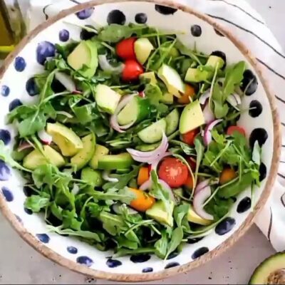 Салат из рукколы — пошаговый рецепт, шаг 6