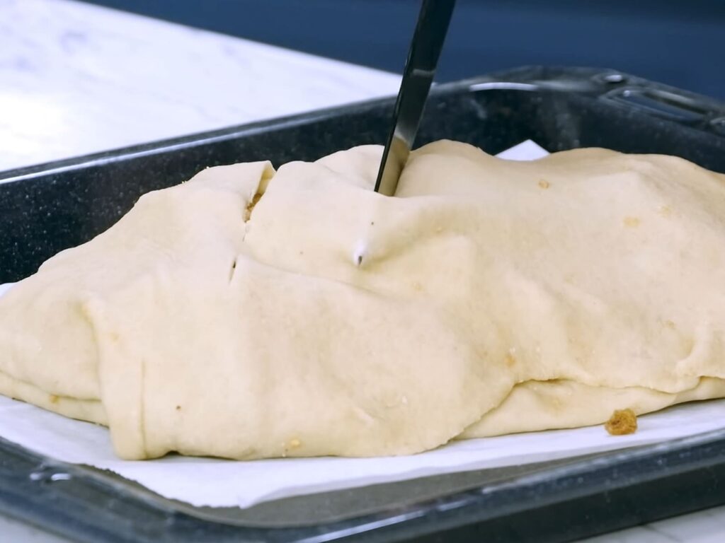 Штрудель с яблоками — recipe steps, step 6