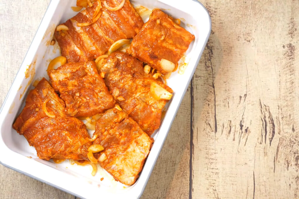 Свиные ребра — recipe steps, step 3