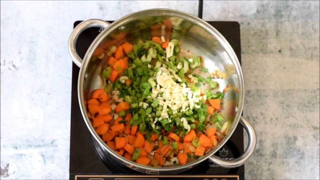 Вегетарианский гороховый суп — recipe steps, step 2